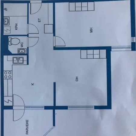 Two Bedroom View To The Sea Glassed Balcony Free Private Parking * كيمي